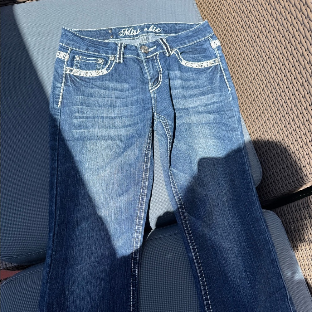 Bedazzled Blue Jeans